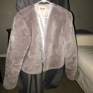 Lilac teddy jacket